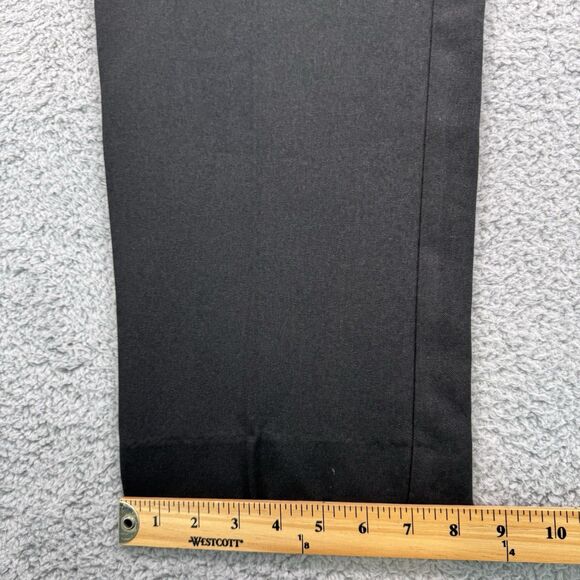 Peter Millar Pants Mens 35x29 Black Golf Dress Flat Front Crown Sport Casual - Picture 5 of 11